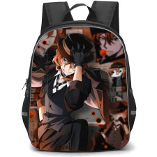 Bungo Stray Dogs Chuya Nakahara Backpack Student Pack - Chuya Nakahara Fierce Hat Portrait