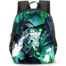 Bungo Stray Dogs Ranpo Edogawa Backpack Student Pack - Ranpo Edogawa Grin Face Portrait