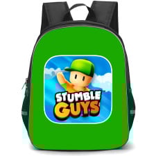 Stumble Guys Backpack StudentPack - Stumble Guys APK Mod Icon On Green Background