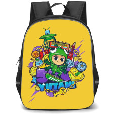 Subway Surfers Backpack StudentPack - Subway Surfers Yutani Sticker On Yellow Background