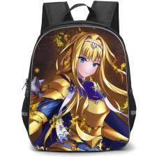 Sword Art Online Alice Zuberg Backpack Student Pack - Alice Zuberg Gold Sparks Anime