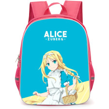 Sword Art Online Alice Zuberg Backpack Student Pack - Alice Zuberg Smiling Blue Background