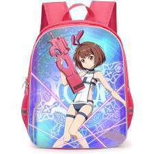 Sword Art Online Llenn Backpack Student Pack - Llenn Holding Pink Weapon Pose