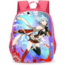 Sword Art Online Sinon Backpack Student Pack - Sinon Flashes Cards Background