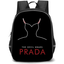 The Devil Wears Prada Backpack School Bag StudentPack - The Devil Wears Prada Silhouette In Black Dress Series Sticker