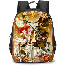 The Lord of the Rings The War of the Rohirrim Backpack School Bag StudentPack - Character War Illustration Cartoon Art
