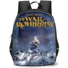 The Lord of the Rings The War of the Rohirrim Backpack School Bag StudentPack - Helm Avatar Snow Poster