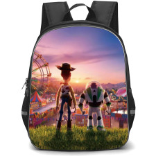 Toy Story Backpack StudentPack - Toy Story Woody And Buzz Lightyear Watching Sunset Poster