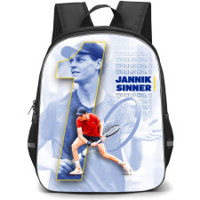 Jannik Sinner Backpack School Bag StudentPack - Jannik Sinner World No. 1 Portrait Poster