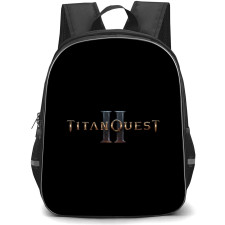 Titan Quest Backpack School Bag StudentPack - Titan Quest 2 Game Logo Sticker