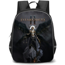 Titan Quest Backpack School Bag StudentPack - Titan Quest 2 Nemesis Portrait