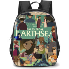 Tales of Earthsea Backpack School Bag StudentPack - Tales Of Earthsea Character Anime Collage Fantasy Art Poster