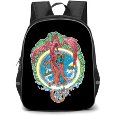 Tales of Earthsea Backpack School Bag StudentPack - Tales Of Earthsea Red Dragon Circle Sticker