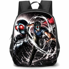Tojima Wants To Be A Kamen Rider Tanzaburo Tojima Backpack School Bag StudentPack - Tanzaburo Tojima Flying Kick Anime Art Poster