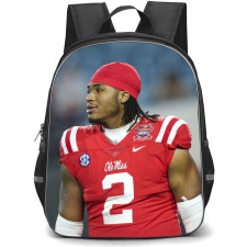 NCAA Walter Nolen Ole Miss Rebels Football College University Backpack School Bag StudentPack - Ole Miss Rebels Walter Nolen Side Profile
