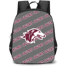 Southern Illinois Salukis Backpack StudentPack - Southern Illinois University Carbondale Salukis College Football Medley Monogram Wordmark