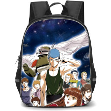 Armored Trooper VOTOMS Backpack School Bag StudentPack - Armored Trooper VOTOMS Characters Salute Fierce Portrait Poster