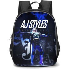 WWE AJ Style Backpack School Bag StudentPack - AJ Style Phenomenal One Portrait Poster