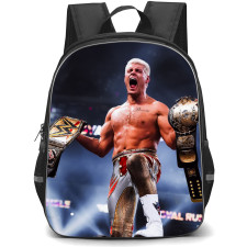 Cody Rhodes Backpack StudentPack - Cody Rhodes Holding Title Belts And Shouting Poster