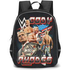 Cody Rhodes Backpack StudentPack - Cody Rhodes Retro Sticker On Dark Background