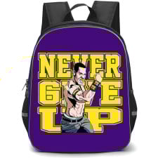 WWE John Cena Backpack StudentPack - John Cena Never Give Up Cartoon Art