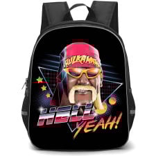 WWE Hollywood Hulk Hogan Backpack StudentPack - Hulkamania Hell Yeah Vibrant Artwork