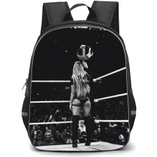 WWE Liv Morgan Backpack StudentPack - WWE Liv Morgan Dont You Forget It Grayscale Poster