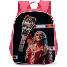 WWE Tiffany Stratton Backpack School Bag StudentPack - Tiffany Stratton Champion Belt Fierce Portrait