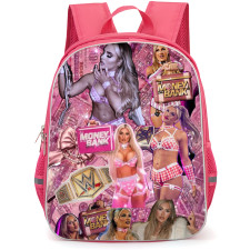 WWE Tiffany Stratton Backpack School Bag StudentPack - Tiffany Stratton Portrait Money Bank Collage Poster