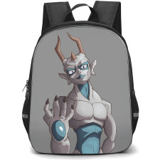 Wakfu Adamai Backpack School Bag StudentPack - Wakfu Adamai Character Art Poster