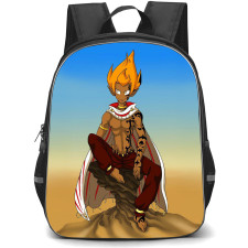 Wakfu Sir Percedal Of Sadlygrove Backpack School Bag StudentPack - Wakfu Sir Percedal Of Sadlygrove Cartoon Art Sitting Poster