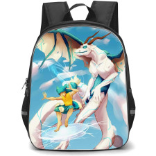 Wakfu Backpack School Bag StudentPack - Wakfu Yugo And Adamai Anime Art Poster