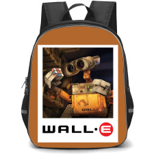 Wall E Backpack StudentPack - Wall E Astronaut Holding Rubiks Cube Square Sticker