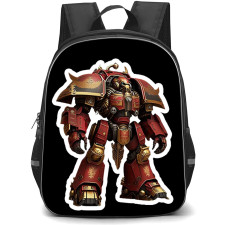 Warhammer 40K Blood Angel Backpack School Bag StudentPack - Warhammer 40K Blood Angel Illustration Art Sticker