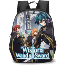 Wistoria Wand And Sword Backpack School Bag StudentPack - Wistoria Wand And Sword Fantasy Castle Anime Poster