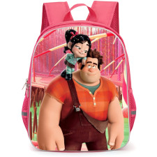 Wreck It Ralph Backpack StudentPack - Vanellope Sitting On Ralphs Shoulder Poster