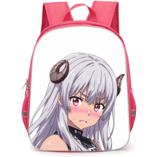 The Wrong Way To Use Healing Magic Felm Backpack School Bag StudentPack - Felm Shy Red Face Portrait In White Background
