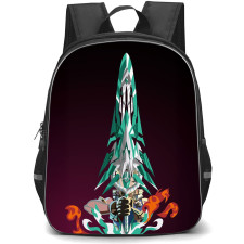 Xenoblade Backpack School Bag StudentPack - Xenoblade 2 Minimalist Art Poster