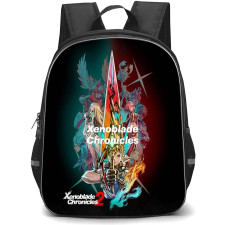 Xenoblade Backpack School Bag StudentPack - Xenoblade Chronicles 2 Video Game Art Poster