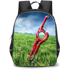 Xenoblade Backpack School Bag StudentPack - Xenoblade Chronicles On The Fallen Arm Poster