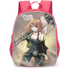 Xenoblade Eunie Backpack School Bag StudentPack - Xenoblade Eunie Holding Arm Anime Art Poster