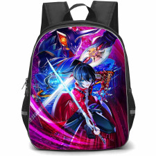 Xenoblade Noah Backpack School Bag StudentPack - Xenoblade Noah Holding Sword Anime Art Poster