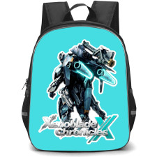 Xenoblade Backpack School Bag StudentPack - Xenoblade Chronicles 2 Sticker On Skyblue Background
