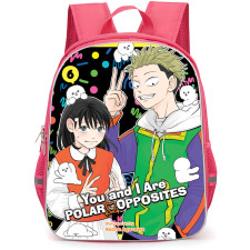 You and I Are Polar Opposites Backpack School Bag StudentPack - Kentaro Yamada And Natsumi Nishi Series Portrait Poster