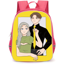 You and I Are Polar Opposites Backpack School Bag StudentPack - Shino Azuma And Shuuji Taira Holding Necktie Portrait