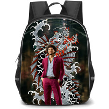 Yakuza Ichiban Kasuga Backpack School Bag StudentPack - Ichiban Kasuga Tattoo Art Portrait