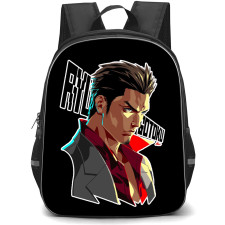 Yakuza Kiryu Kazuma Backpack School Bag StudentPack - Kiryu Kazuma Sketch Art Portrait
