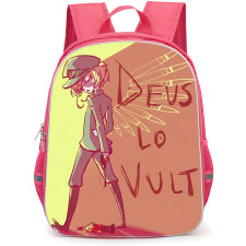 Saga Of Tanya The Evil Tanya Von Degurechaff Backpack School Bag StudentPack - Tanya Von Degurechaff Deus Lo Vult Fan Art Poster
