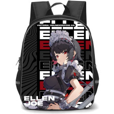 Zenless Zone Zero Ellen Joe Backpack StudentPack - Ellen Joe Word Art Background