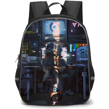 Zenless Zone Zero Backpack School Bag StudentPack - Wise And Belle Backhug